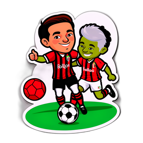 Sticker Bologna vs Milan