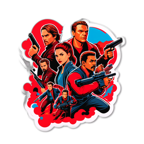 Vörös film matricák