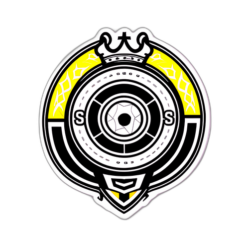 アートスタイルのサントスFCロゴステッカー