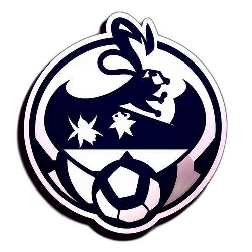 En dynamisk design med Tottenham Hotspur-logotypen