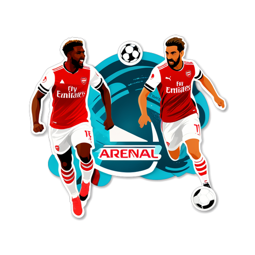 Sporty klistremerke: Arsenal vs. Brentford