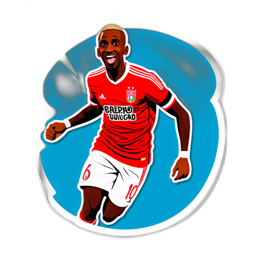 A comemoração de Anderson Talisca após um gol