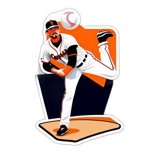 Kevin Gausman Pitching Sticker