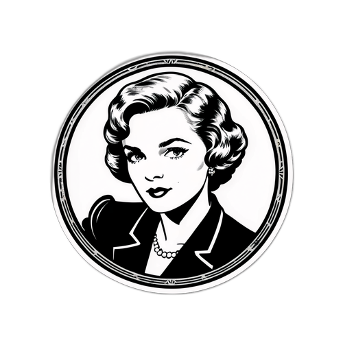 Autocollant vintage de Veronique Sanson