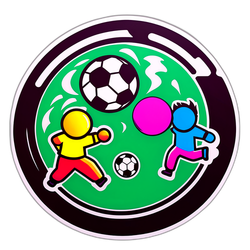 Sticker cu acțiuni din meciul Metaloglobus–CFR