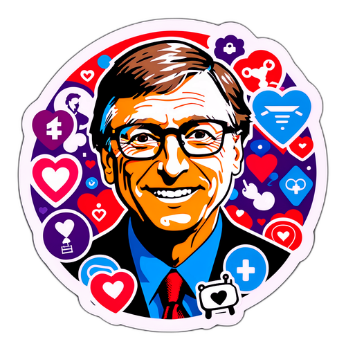 Criando um adesivo com a face de Bill Gates