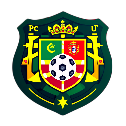 สติกเกอร์สัญลักษณ์ฟุตบอล Portugal FC