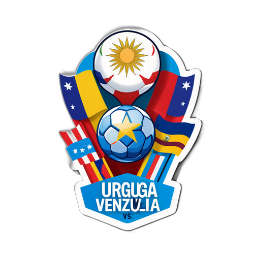 Sticker Pertandingan Uruguay vs Venezuela