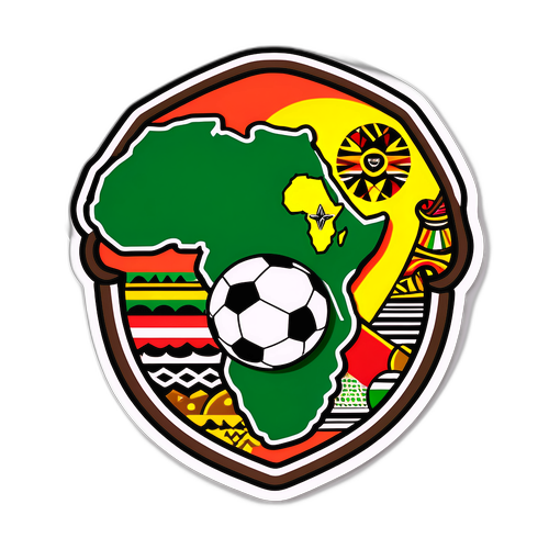 Reka Bentuk Pelekat Inspirasi Piala Negara-Negara Afrika