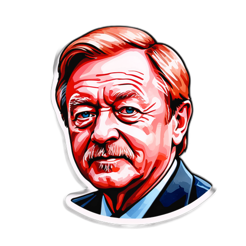 Портрет Чубайса в акварельной технике