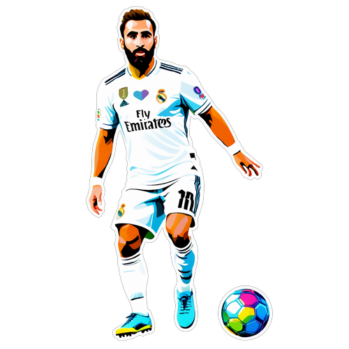 Éjszakai Fények: Dani Carvajal, a Real Madrid Csillaga, Hódítsd Meg a Pályát! 🌟⚽