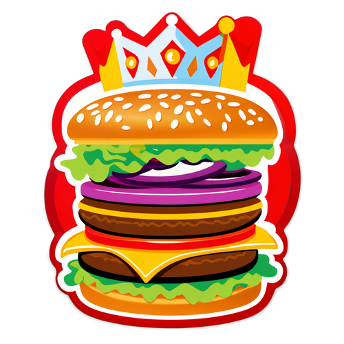 Un design stravagante con un succulento Whopper di Burger King