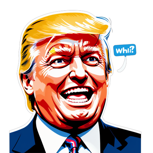 Donald Trump Pop-Art Stílusban