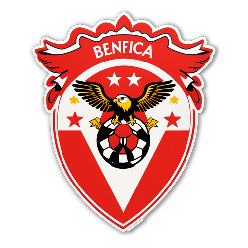 Benfica Minimalist Sticker Tasarımı