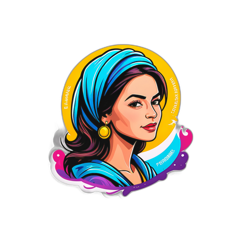 Moderne klistermærke af Laila Hasanovic