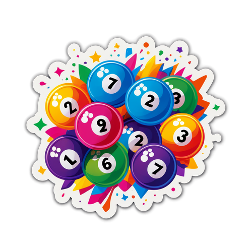 Masayang Sticker para sa Lotto Resulta