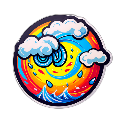 चक्रवात का जीवंतSticker