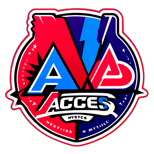 Motibasyonal na Sticker ng Aces at Mystics
