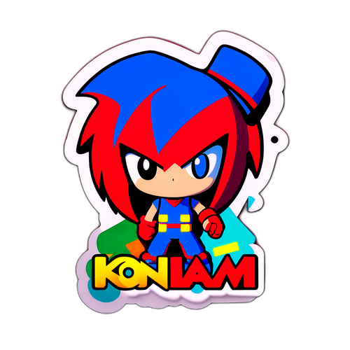 สติกเกอร์โลโก้โคนามิและเกมยอดนิยม