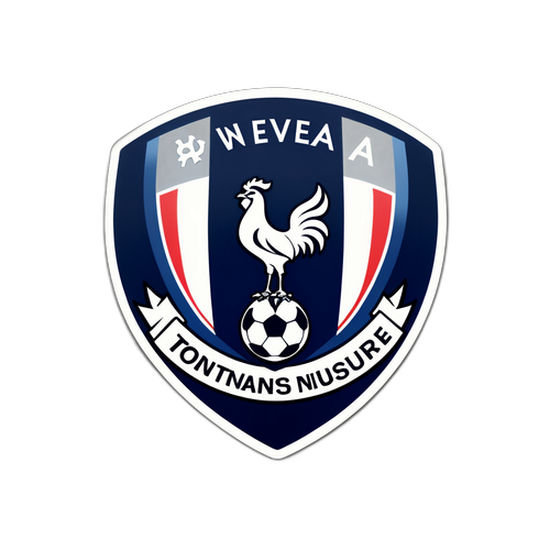 托特纳姆熱刺對紐卡索聯的比賽貼紙設計