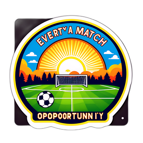 Stiker Motivasi: Setiap Pertandingan adalah Kesempatan Baru