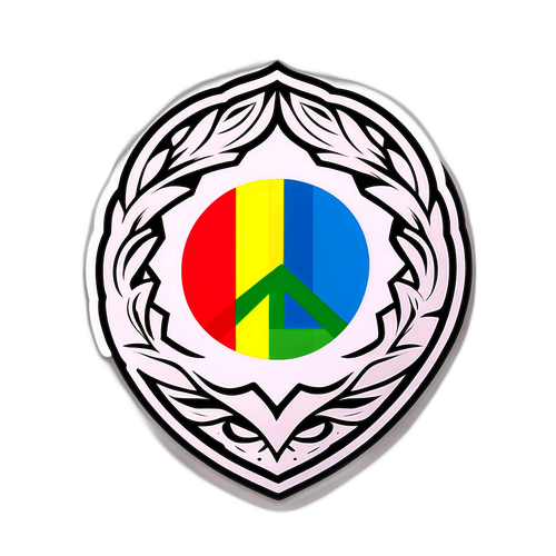 Sticker ya Amani na Umoja