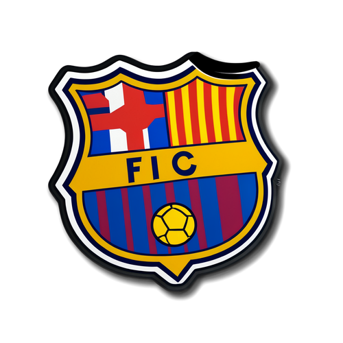 FC Barcelona: Dynamic Sticker Design That Captures the Spirit of La Liga!