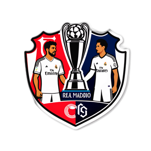 Real Madrid ve Sevilla Maç Sticker'ı