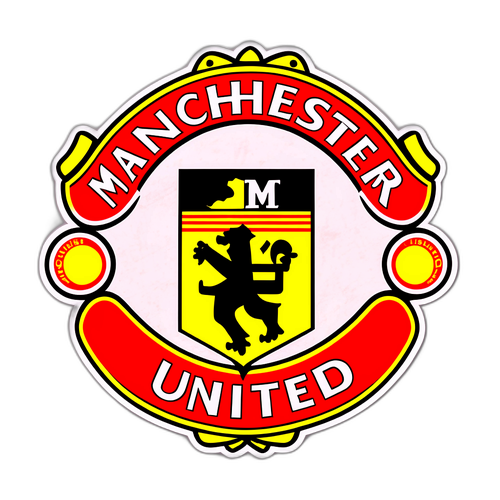 Vintage Manchester United Klistremerke