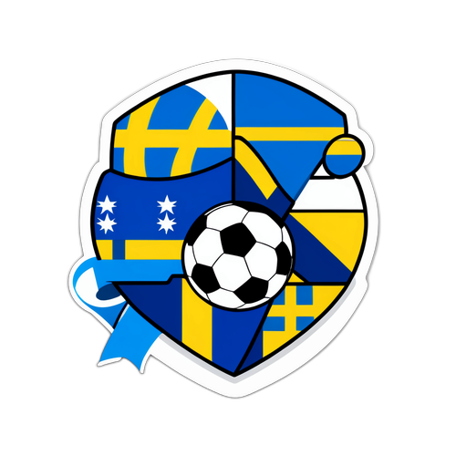 Autocolant "Suedia - Kosovo"