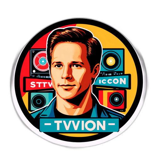 Scott Wolf TV Icon Sticker