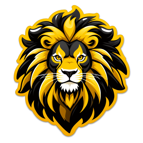 Desenho estilizado do leão famoso do Club Atlético Peñarol