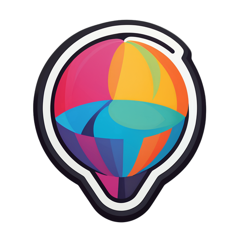 Adesivo Artístico do Logo Globo