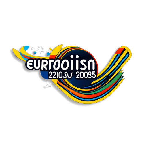 Elegant Eurovision 2025 Sticker