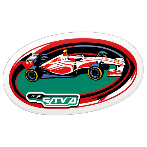 Klasse Formel 1 Racer Stickers