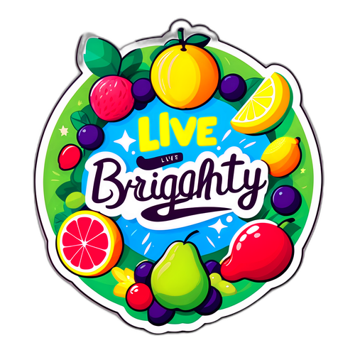 Яскравий дизайн з соковитими фруктами