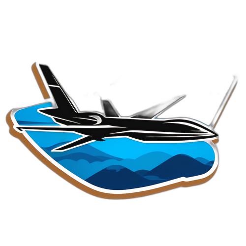 Sticker z motywem drona Global Hawk
