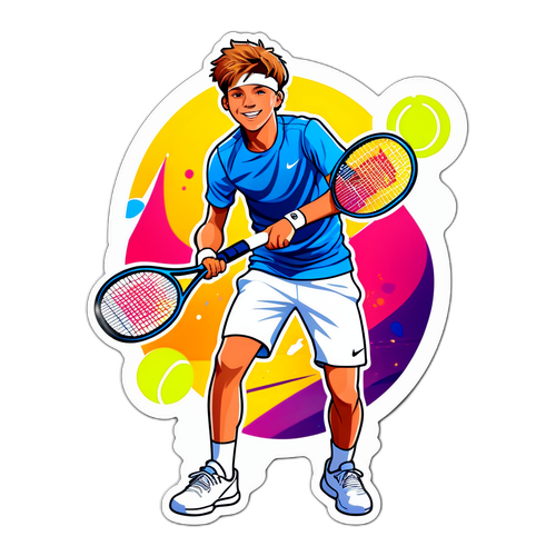 Jannik Sinner Energi Klistermærke