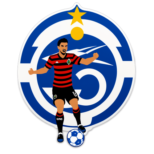 Stiker Cruzeiro vs Flamengo