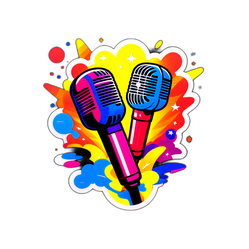 Micrófonos en el Escenario