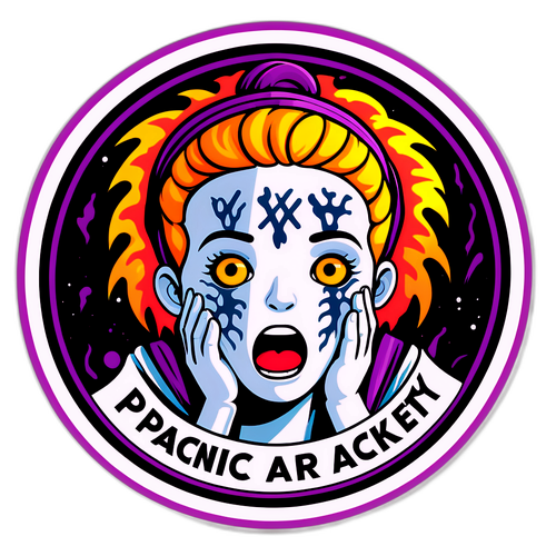 勇敢面對焦慮的貼紙