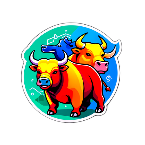 Stiker Bertema Pasar Modal