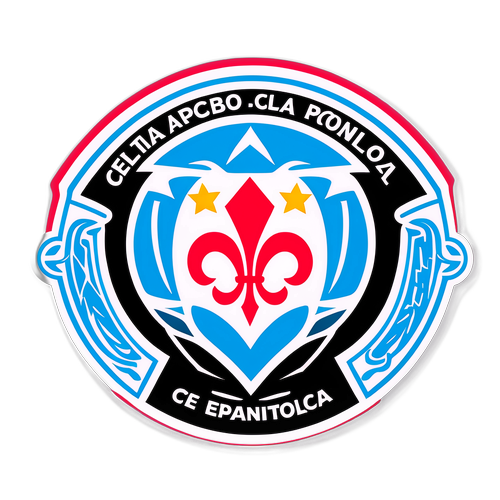 Наклейка з дизайном команди Сельта – Еспаньйол