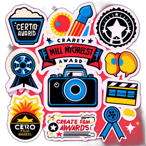 Retro Film Awards Stickerlap