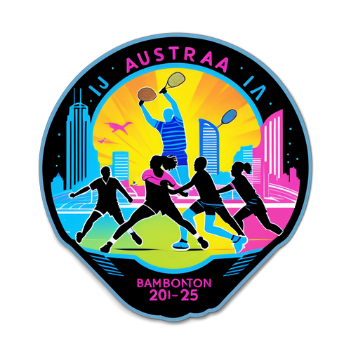 Stiker Badminton Australia Open 2025
