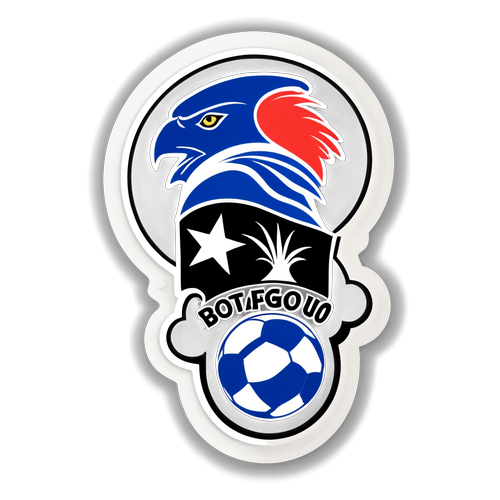 Sticker Artístico de Botafogo vs Universidad de Chile