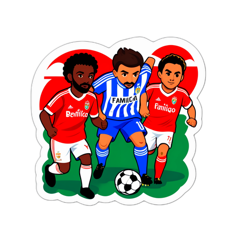 Футбольный матч между Бенфикой и Фамаликао