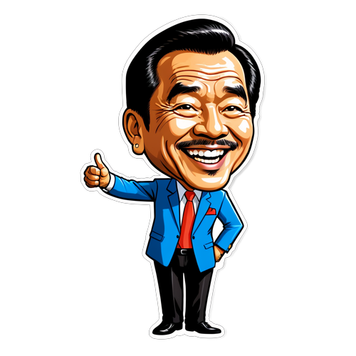 Masayang Karikaturang Sticker ni Chavit Singson