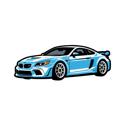 Sporty Car Graphic