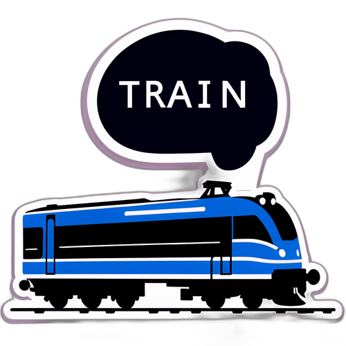 運行情報を盛り込んだ列車ステッカー